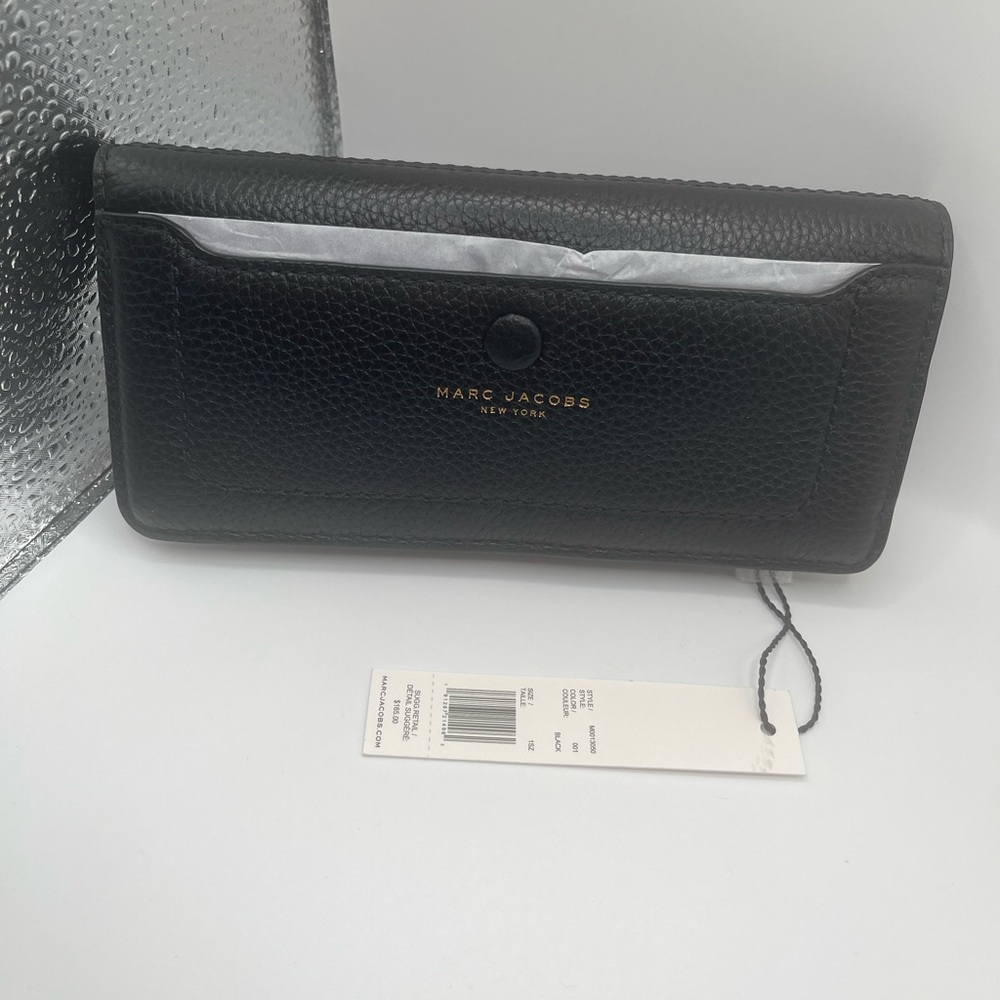 Marc Jacobs Open Face Bifold Leather Wallet